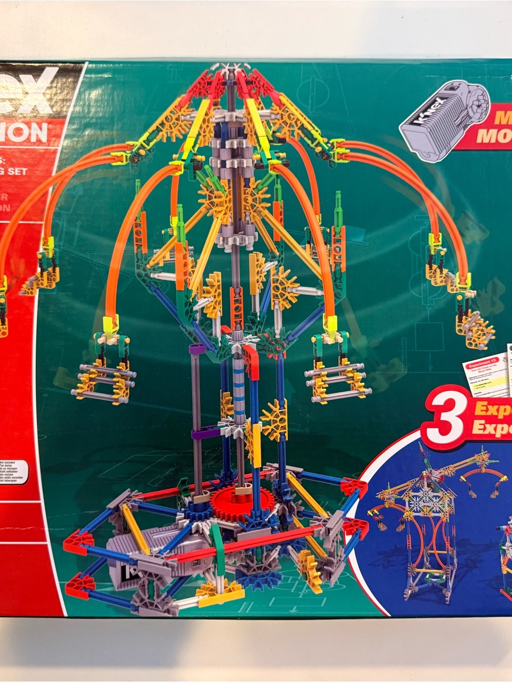 Motorized Kids Carousel Building Set - Multicolor